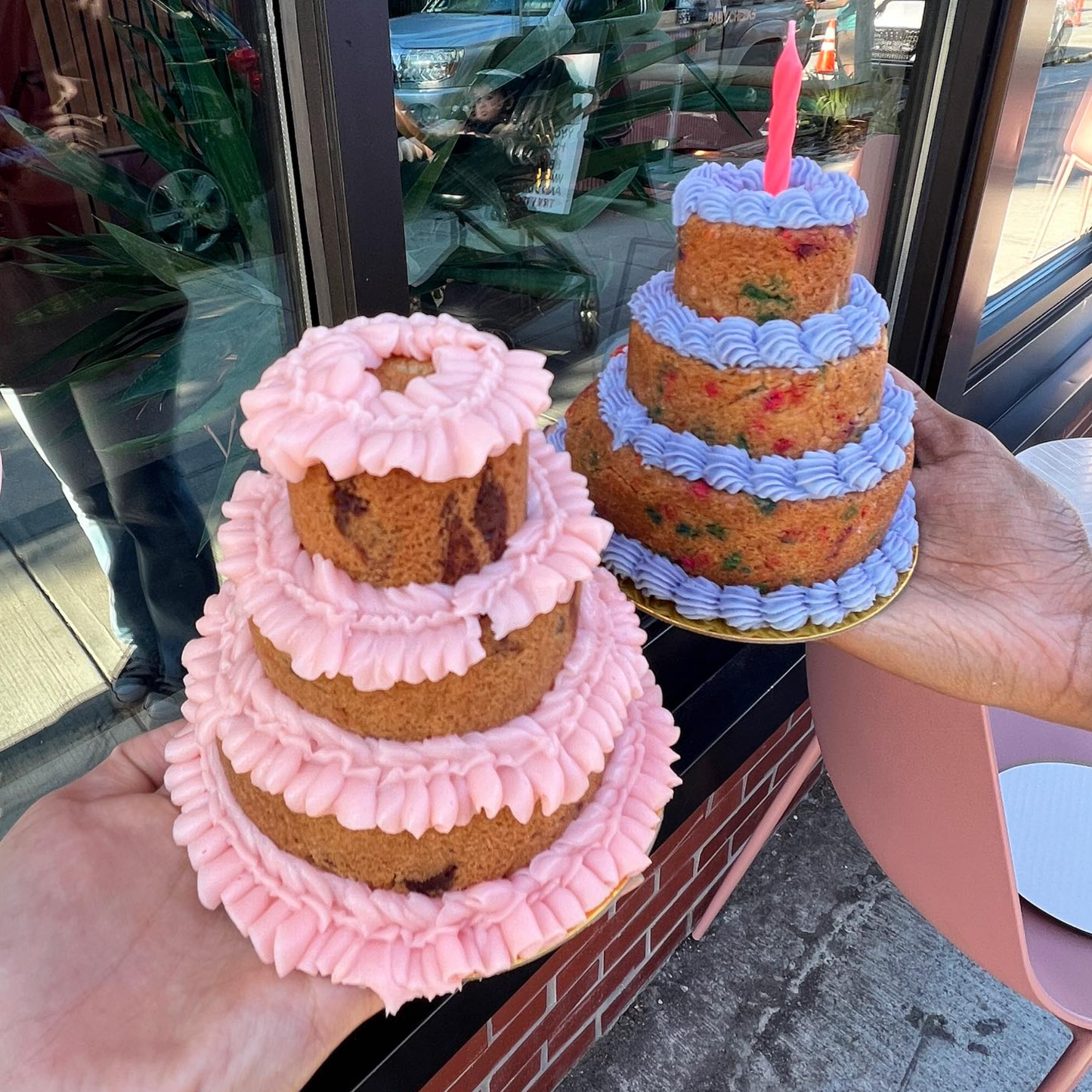 Mini Triple Tiered Cookie Cake