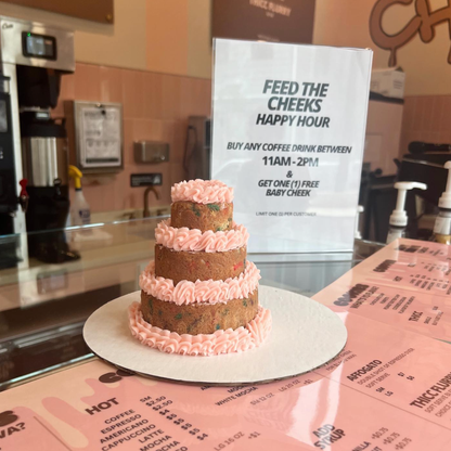 Mini Triple Tiered Cookie Cake